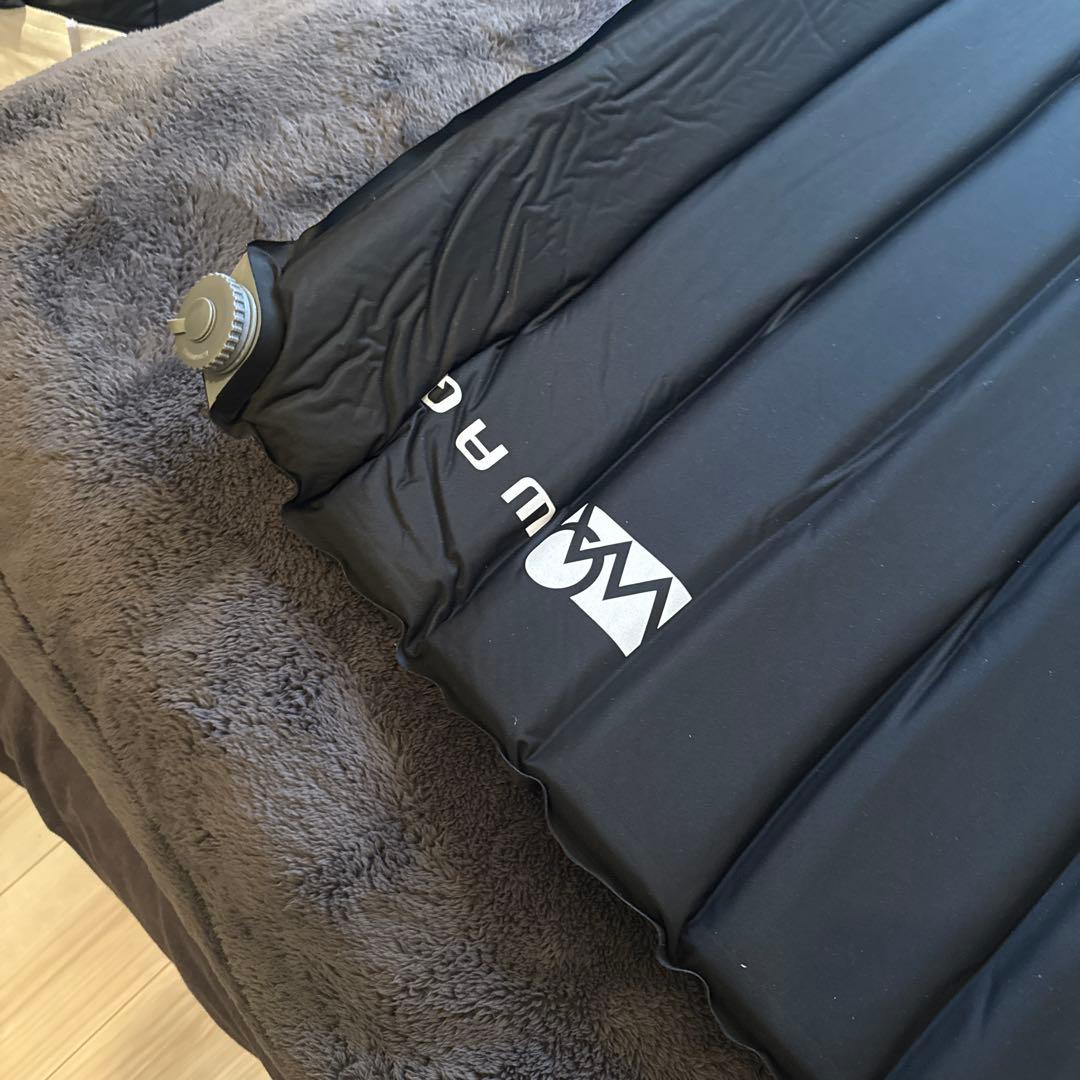 WAQ リラクシング ワイドマット 8cm BLACK