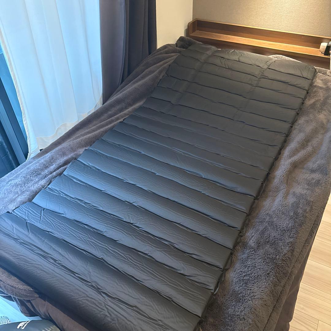 WAQ リラクシング ワイドマット 8cm BLACK