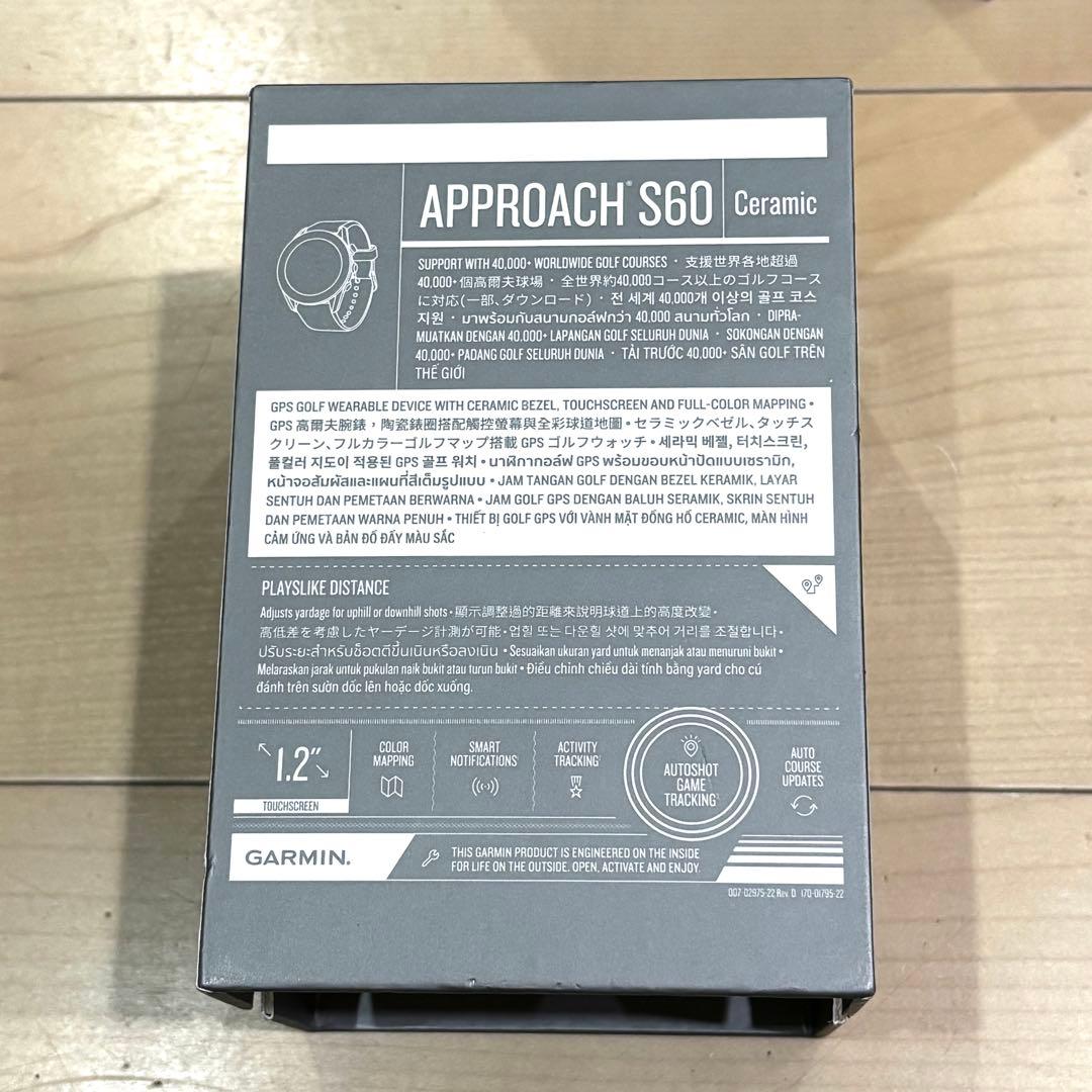 【美品】Garmin　Approach S60 Premium　箱　ゴルフ