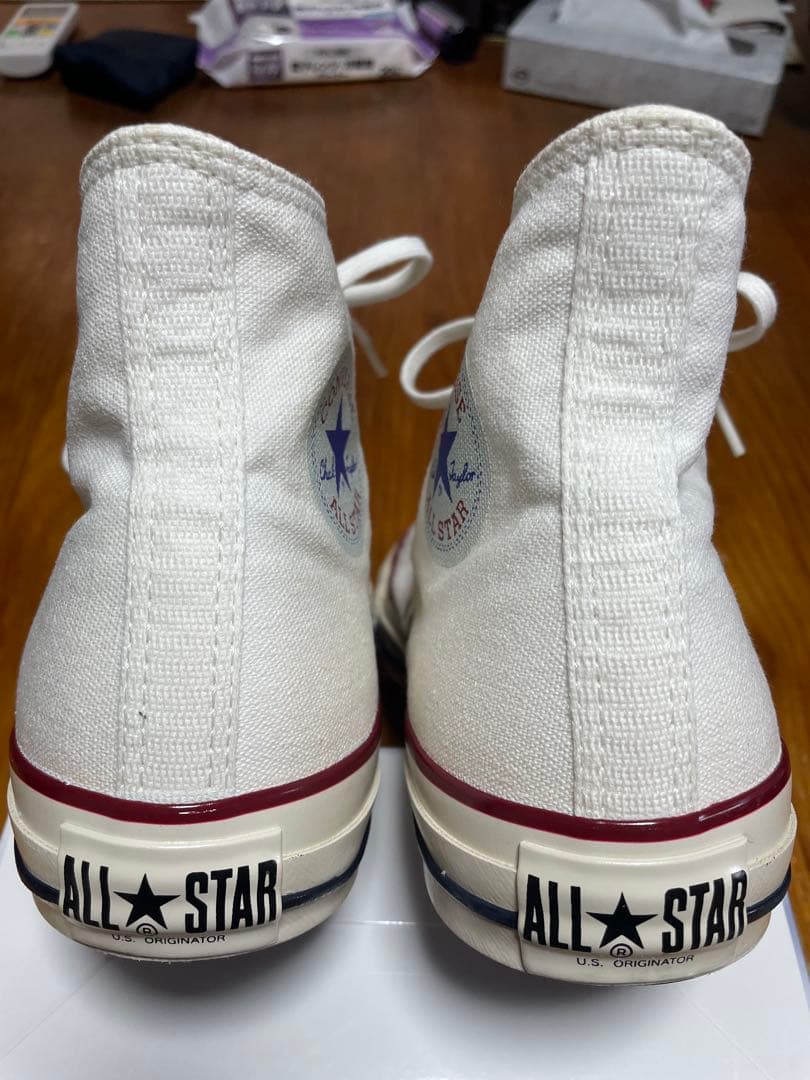 コンバースUSオリジネーターハイカット26.5cm白超美品