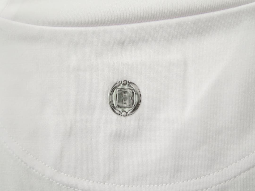 BRIEFING GOLF パネルストライプ RF ハイネック半袖シャツⓂ