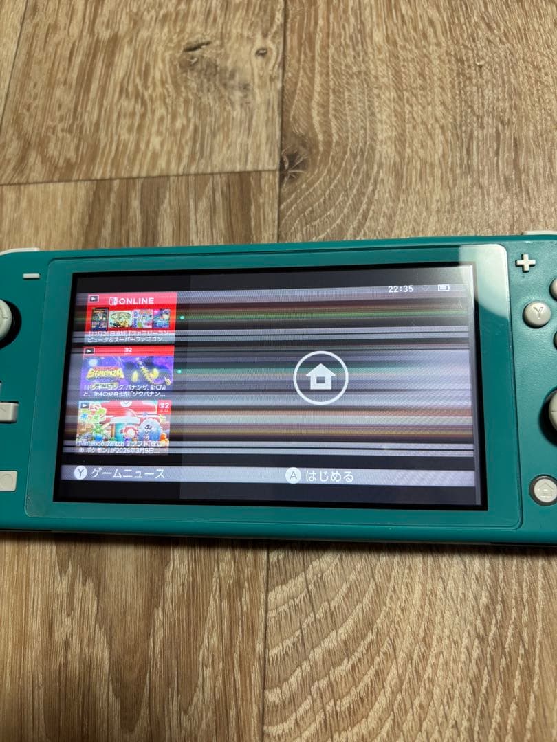 スイッチライト　ターコイズブルー　ジャンク品