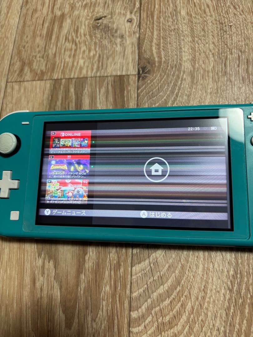 スイッチライト　ターコイズブルー　ジャンク品