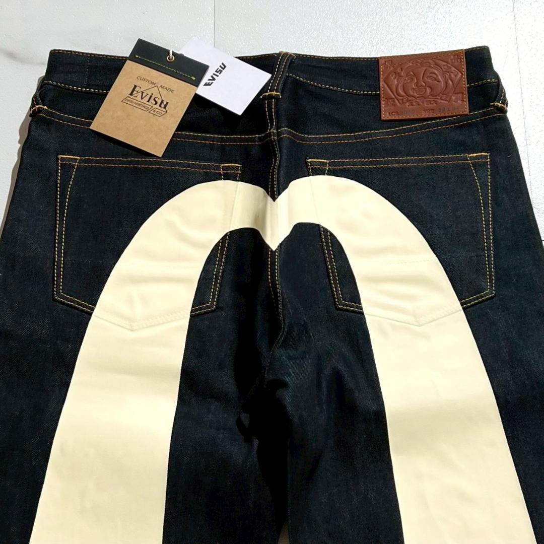 未使用　EVISU 2000　大黒　ダイコックプリント　バギージーンズ