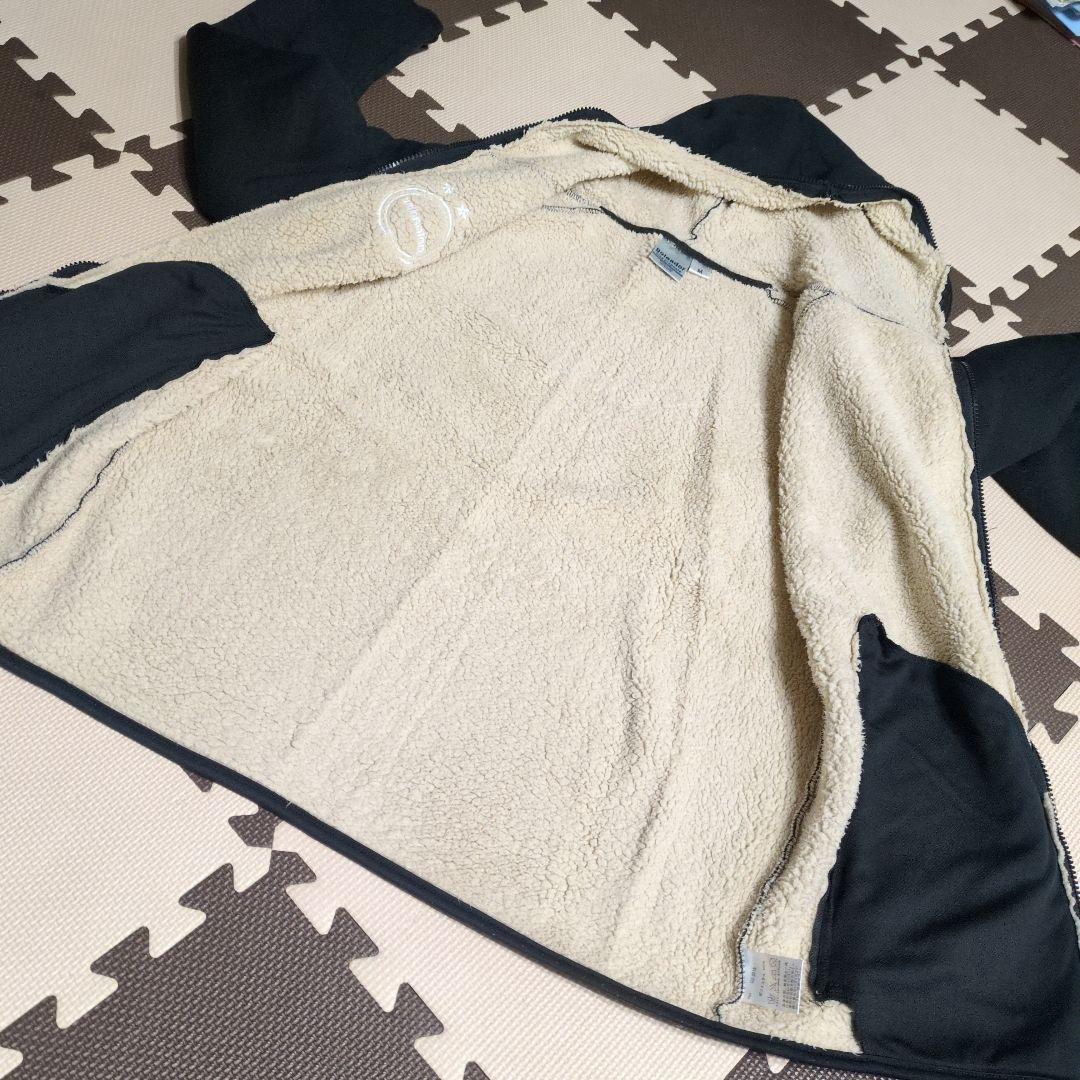 【美品】【goleador】 フード付き　ボアスウェット ジャージ上下セット М