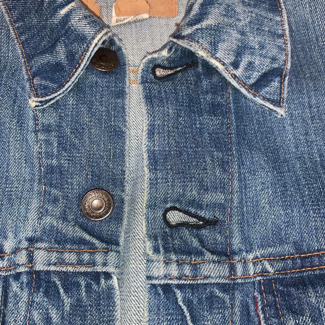 70s Levis 70505 ケアタグ デニムジャケット リーバイス Gジャン