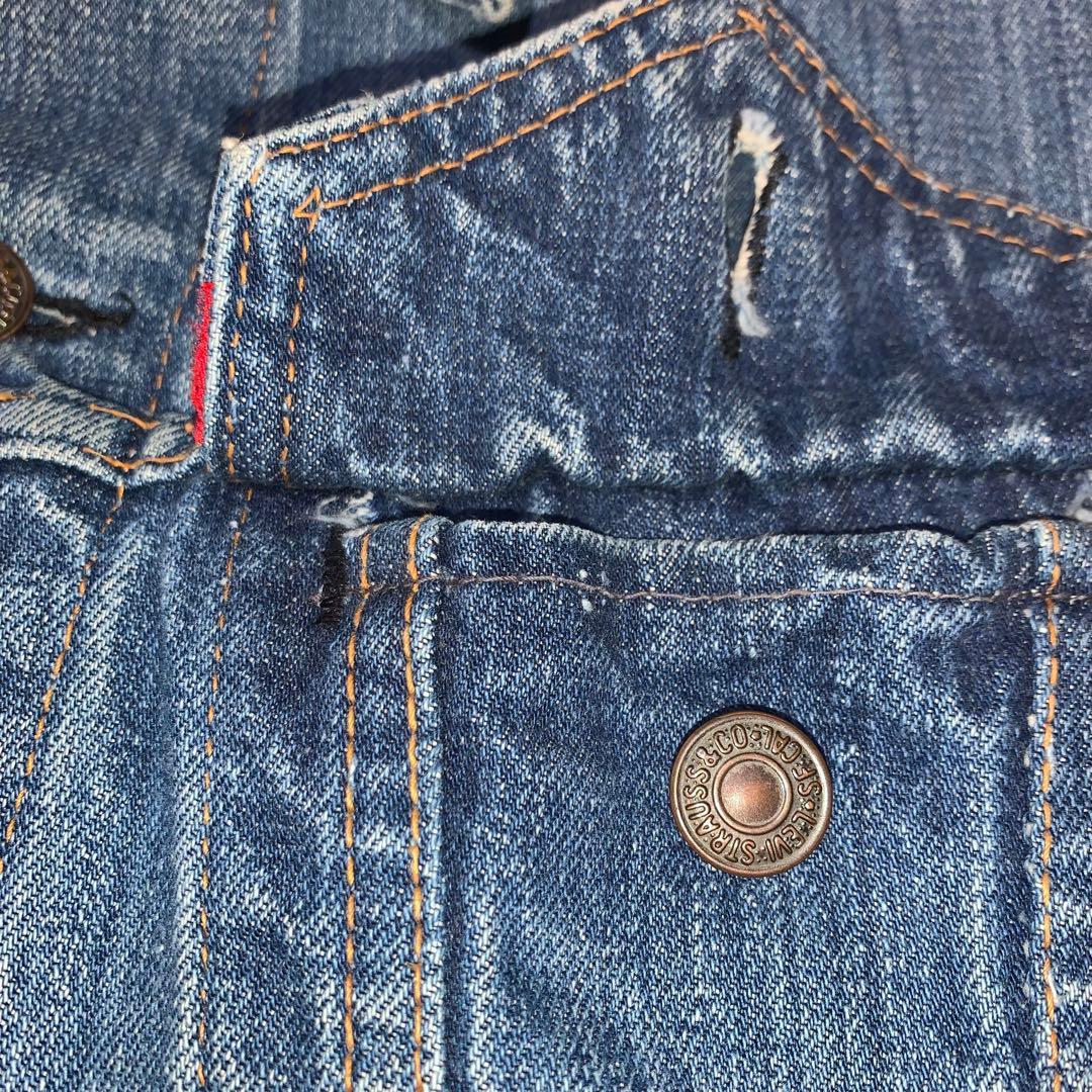 70s Levis 70505 ケアタグ デニムジャケット リーバイス Gジャン