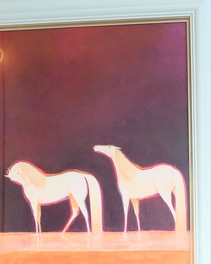 特価【真作保証、百貨店購入】10号、 油彩画、長門和恵