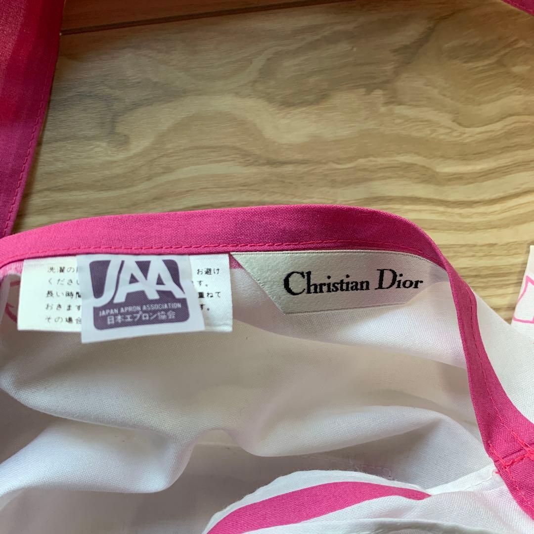 Christian Dior クリスチャンディオール　花柄　エプロン　未使用
