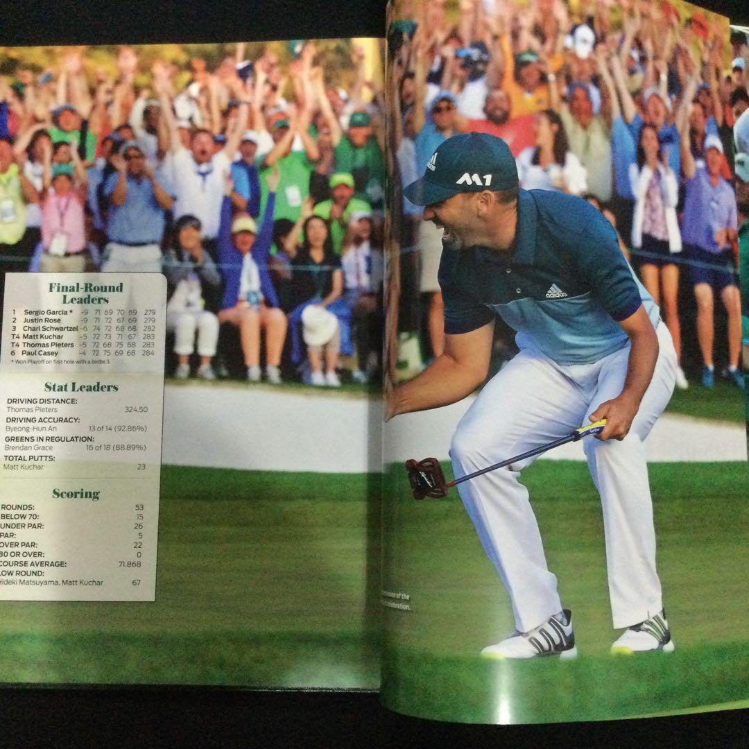 激レア　マスターズゴルフ　2017 写真集　洋書　セルジオガルシア　松山英樹