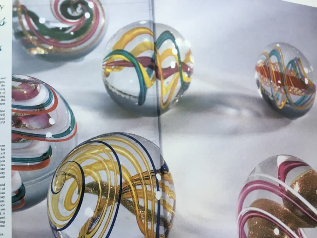 洋書　ガラスマーブル（marbles art glass）