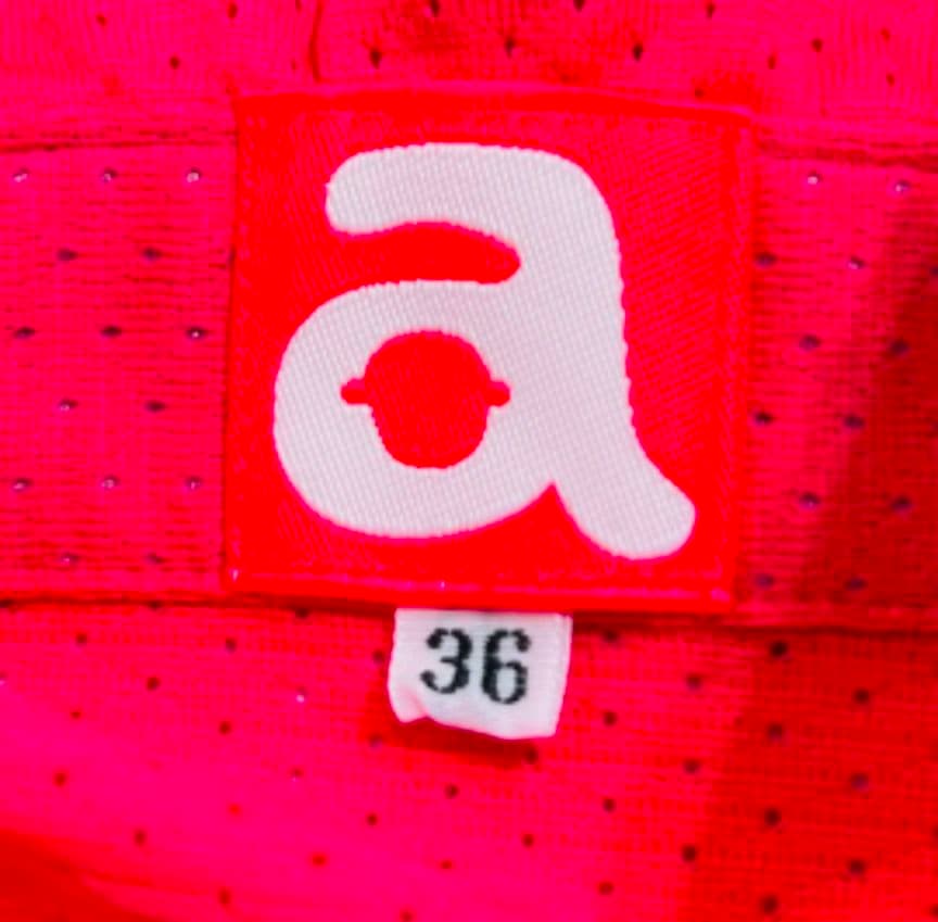 アルチビオ ゴルフウェア 半袖 ポロシャツ 36 S ハート ロゴ ワッペン