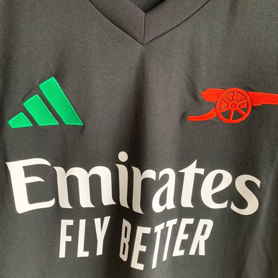 アーセナル 2425アウェイレプリカユニフォームXL 黒 adidas