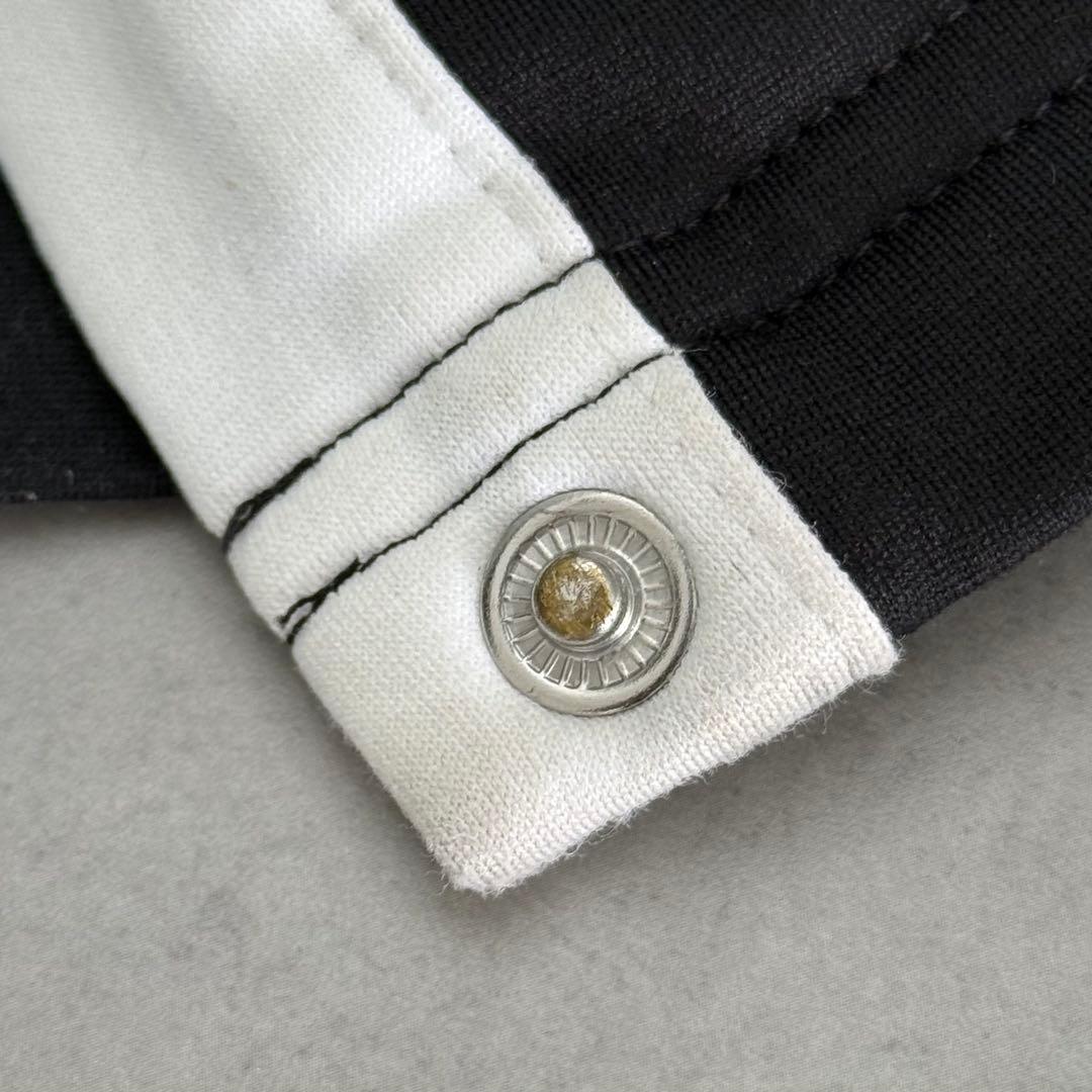 adidas アディダス トラックパンツ ブラック×ホワイト 2XLビッグサイズ