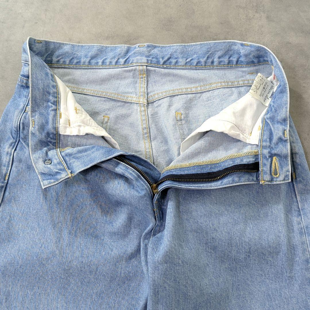 人気★美品◎スティーブンアラン　ワイドデニム　М　ブルー