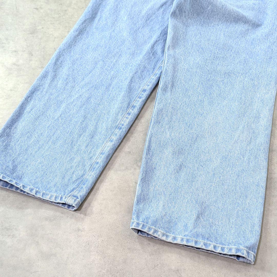 人気★美品◎スティーブンアラン　ワイドデニム　М　ブルー