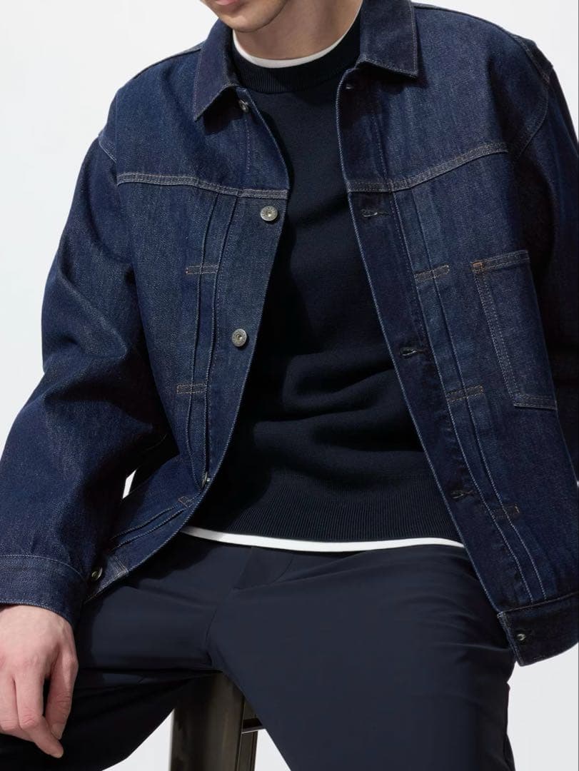 ユニクロ　デニムトラッカージャケット　XLサイズ