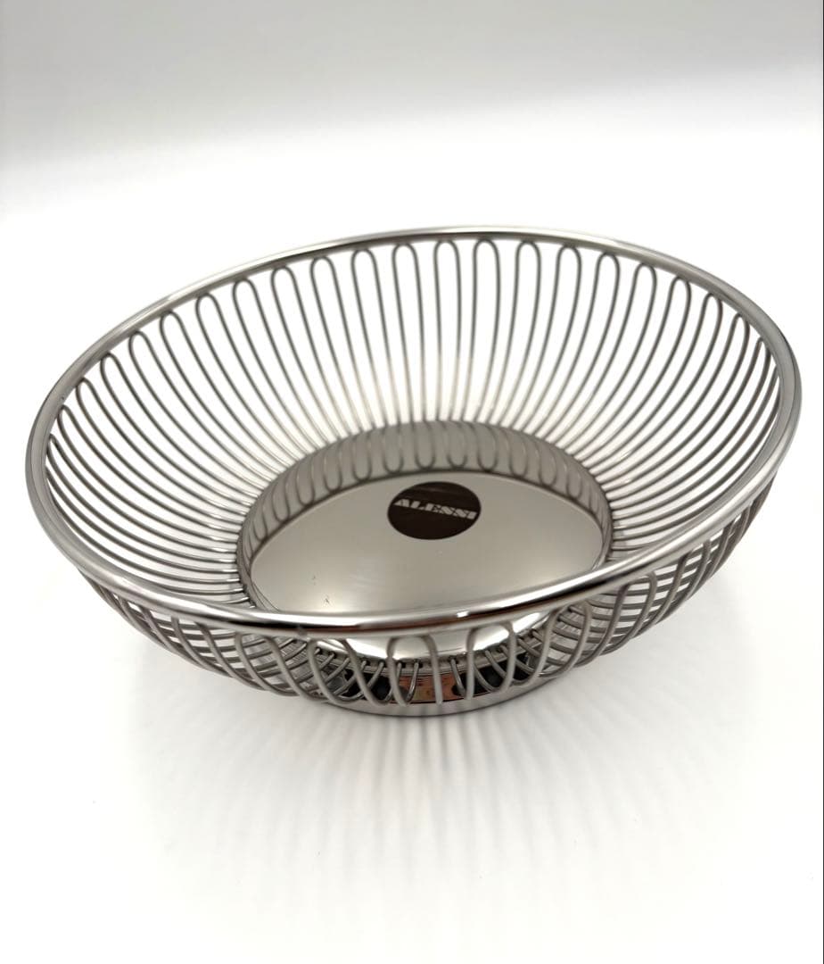 ALESSI アレッシィ　20cm ラウンド　ワイヤーバスケット