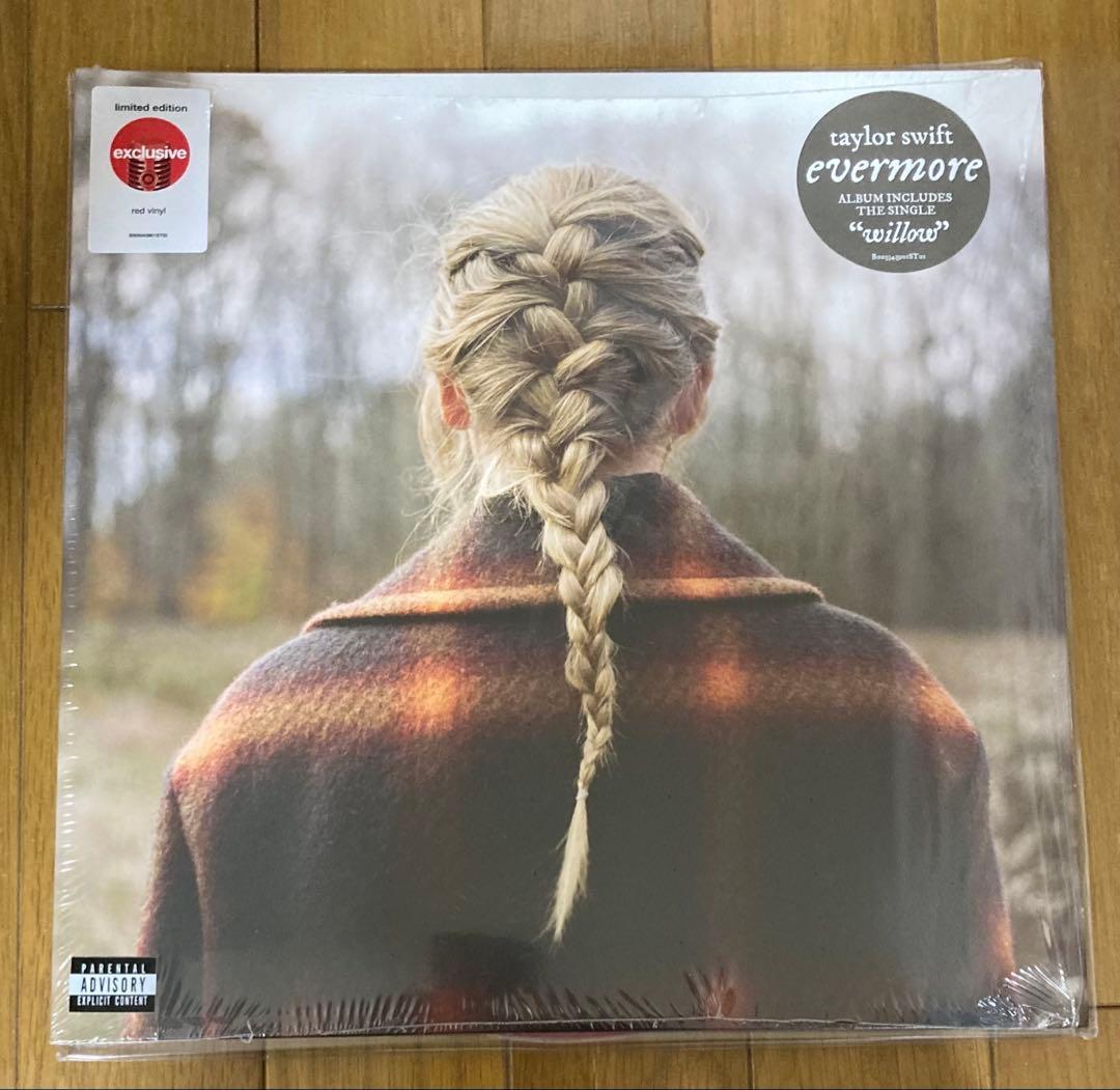 稀少レッド盤EvermoreテイラースウィフトTaylor Swiftレコード