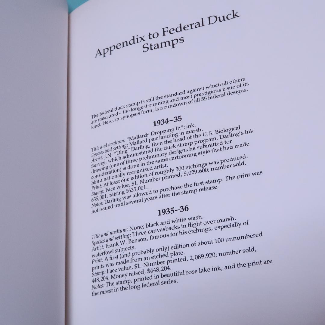 セール！ 洋書　DUCK STAMPS　フェデラルダックスタンプ、野鳥、切手
