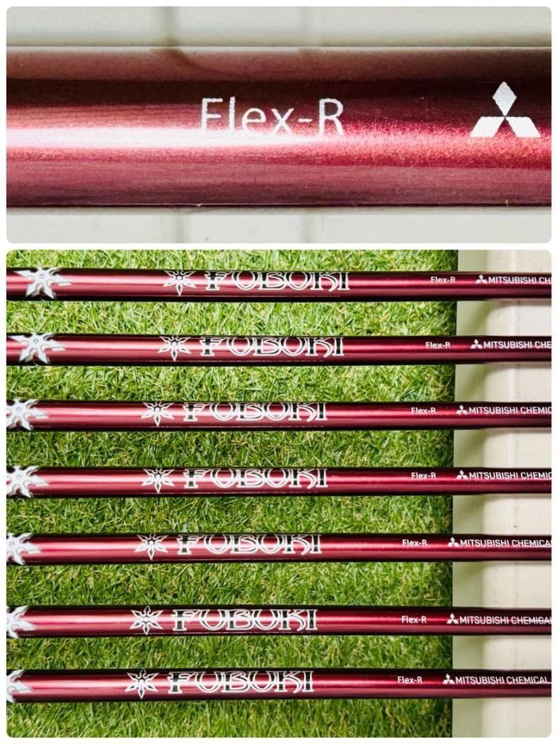 【良品】初心者推奨 ピン G700 黒ドット メンズアイアンセット 7本 R