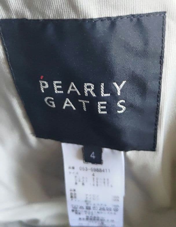 パーリーゲイツ 定番2WAYレインウェサイズ4 M相当　053-5988411