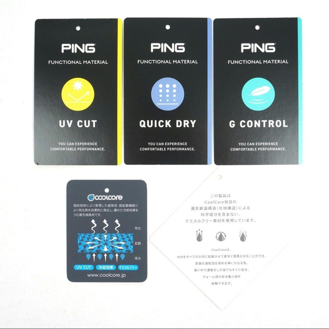 PING【L】ピン 新品 レディース 上下セットアップ 半袖ポロシャツ スカート