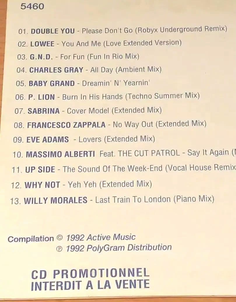 ●貴重 ETE 92 SABRINA WHY EVE Charles REMIX