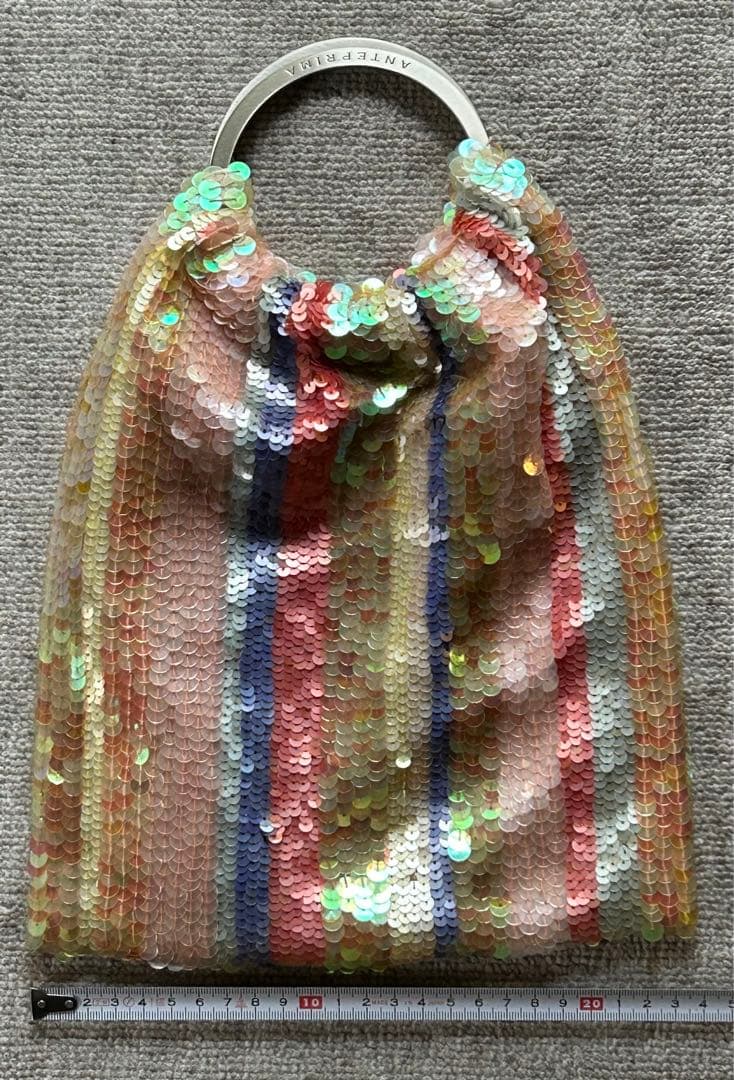 美品　アンテプリマ　ANTEPRIMA スパンコールハンドバッグ