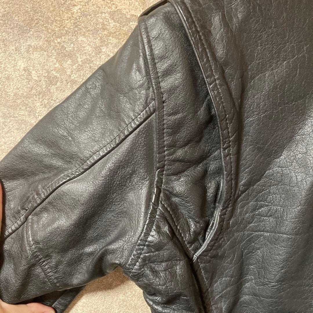 メンズ レザー ダブルライダースジャケット