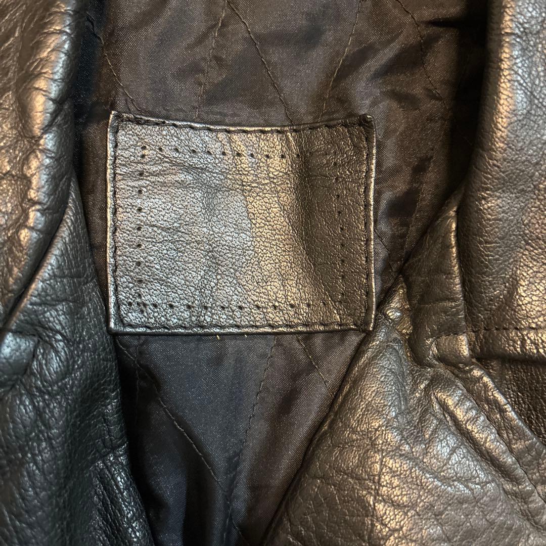 メンズ レザー ダブルライダースジャケット