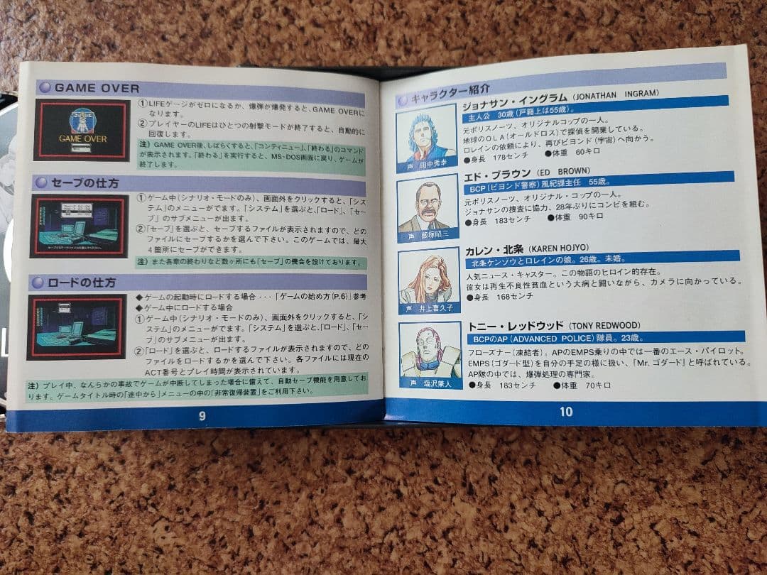 コナミPC-9821版ポリスノーツ