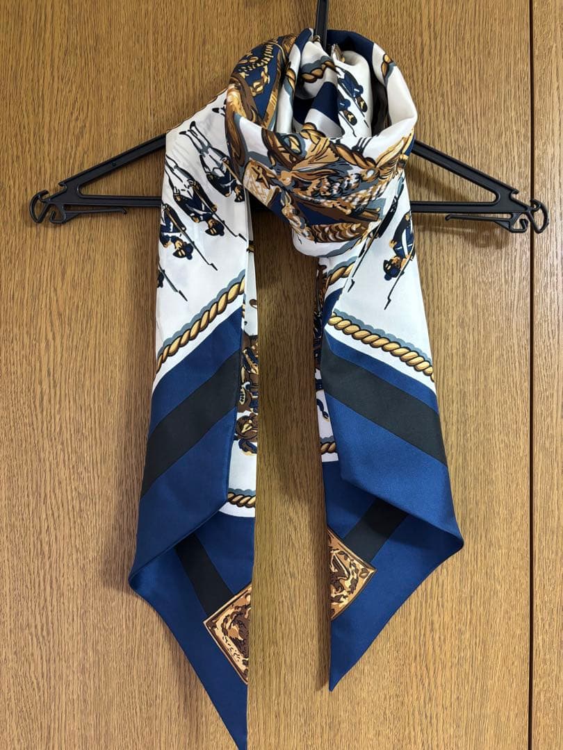 manipuri シルクスカーフ ローププリント