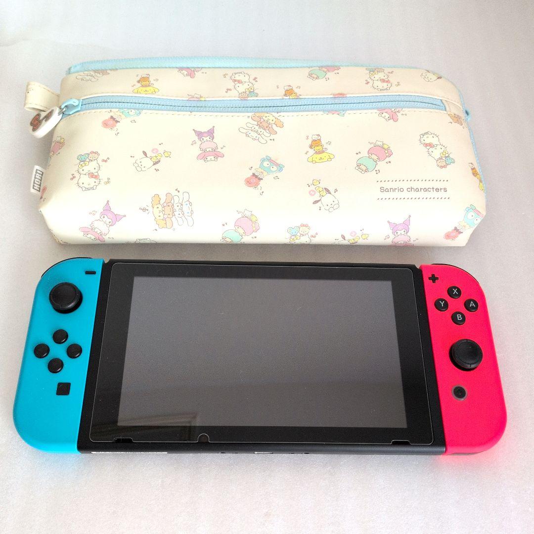 【中古】Nintendo Switch　本体・ポーチ セット
