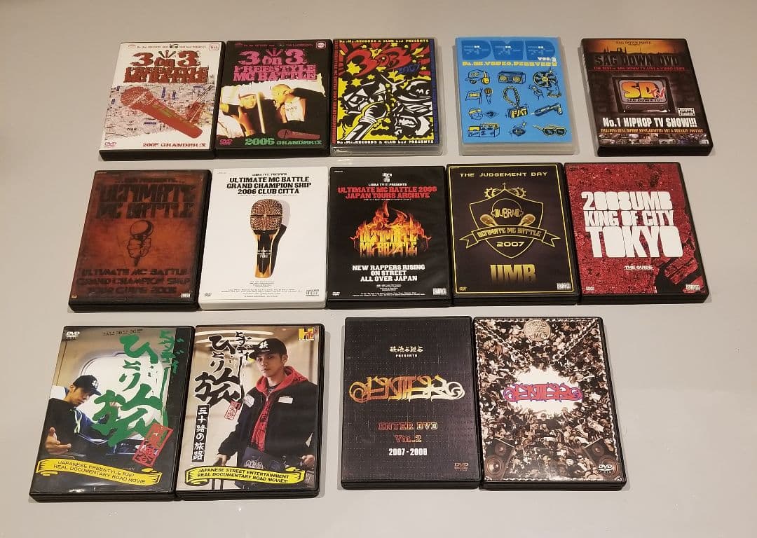 「日本語ラップDVDまとめ売り」「japanese hiphop」