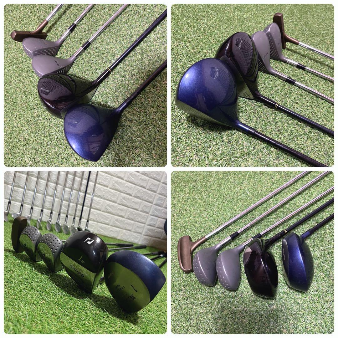 ゴルフを始める方にオススメ maruman他 メンズゴルフクラブ豪華16本セット