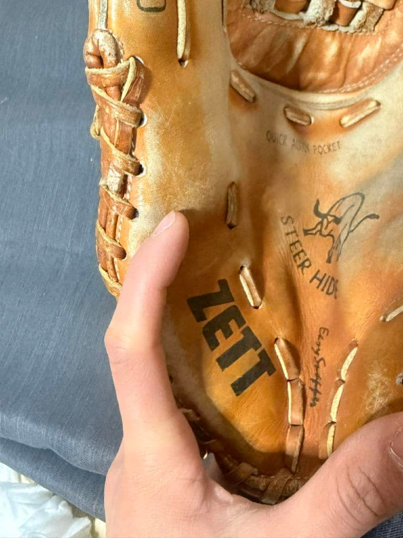 ZETT DYNA ZETT ARC-770 本革 軟式グローブ 右投げ用