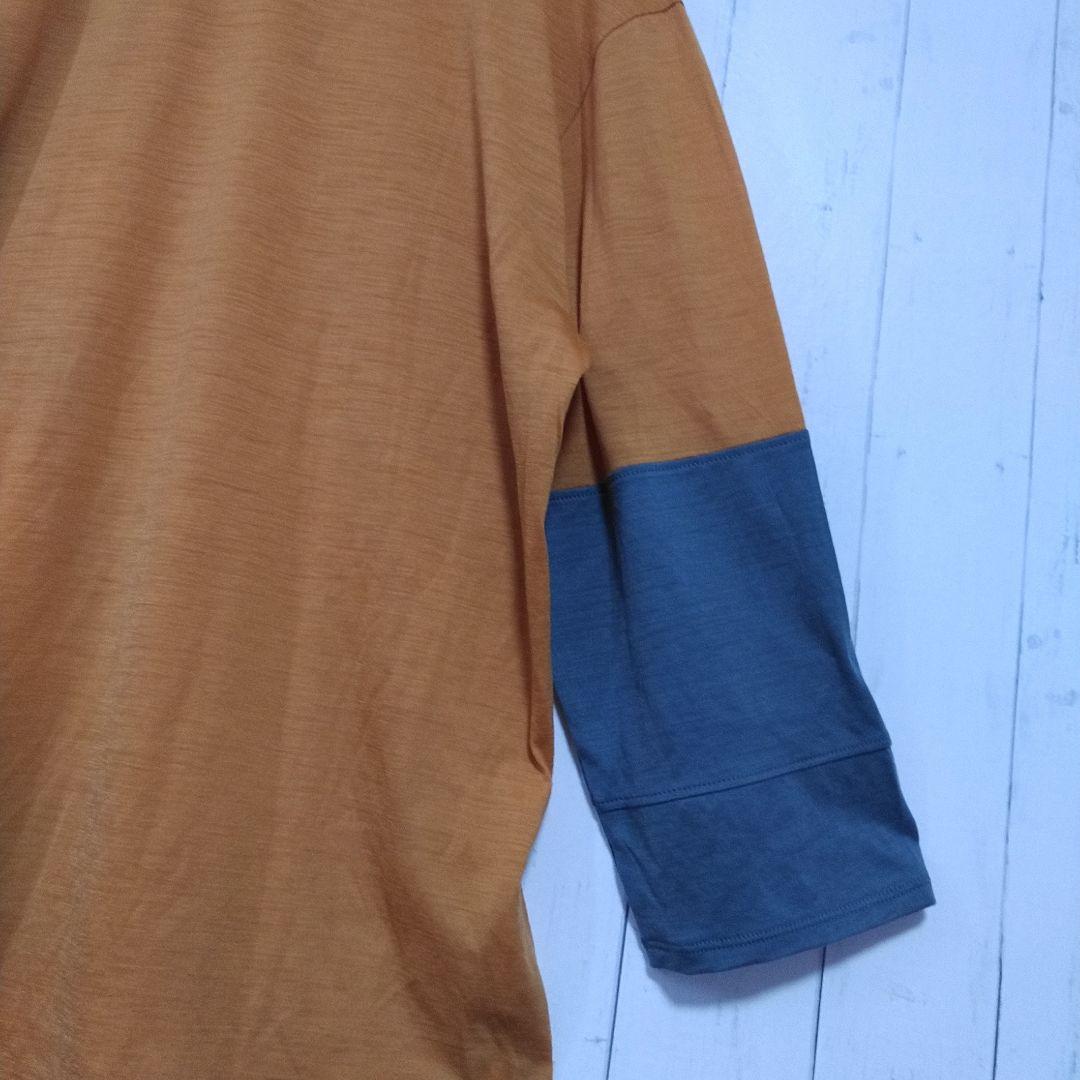 美品　パタゴニア　メリノ　ブレンド　3/4スリーブ　バイク　ジャージー　Ｓ相当