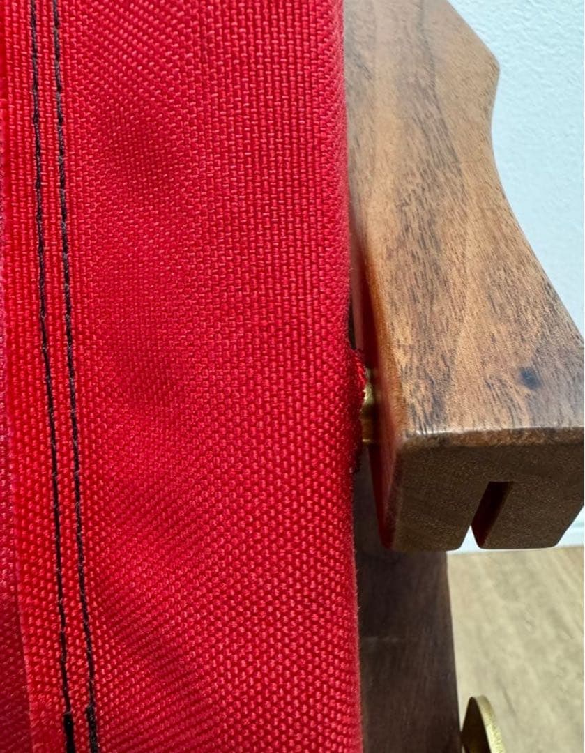 カーミットチェア同規格ウォールナット×真鍮×シート張り替え2脚セット　9万円相当