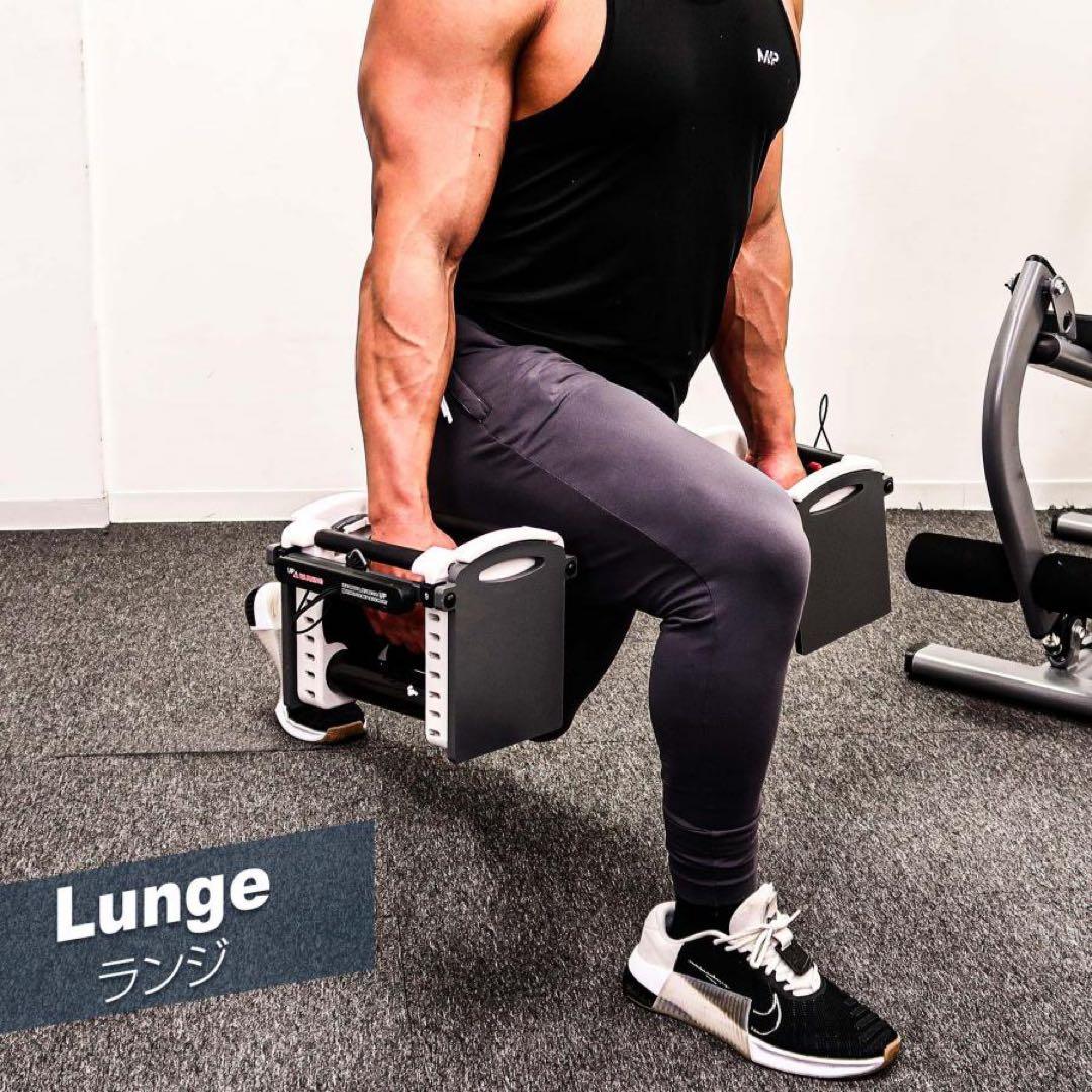 可変式ダンベル パワー ブロックダンベル 42kg 2個セット オールブラック