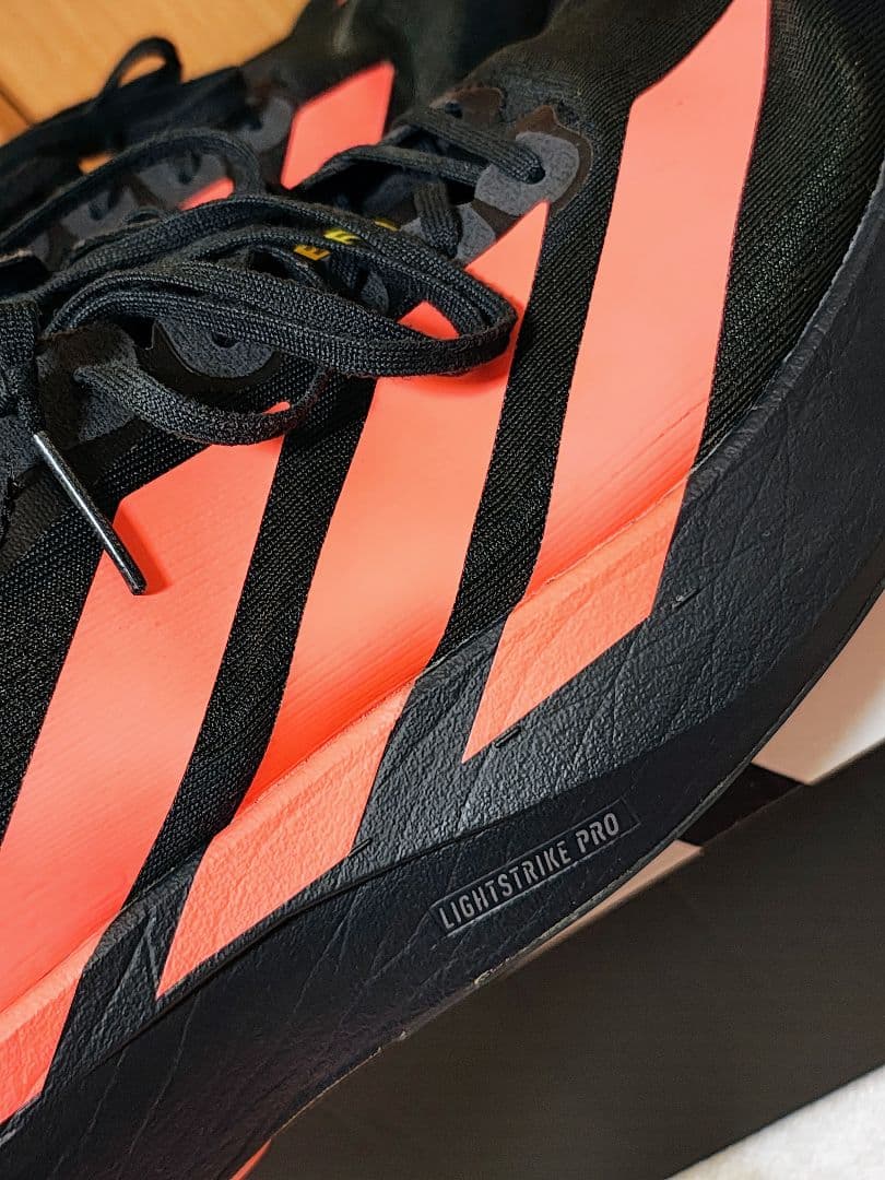 アディダスアディゼロ ADIZERO EVO SL 27.0cm 黒✕赤