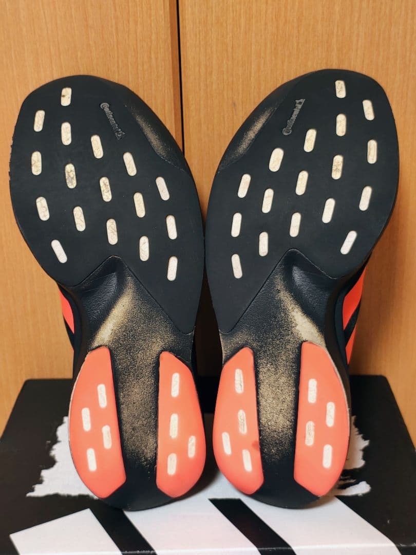 アディダスアディゼロ ADIZERO EVO SL 27.0cm 黒✕赤