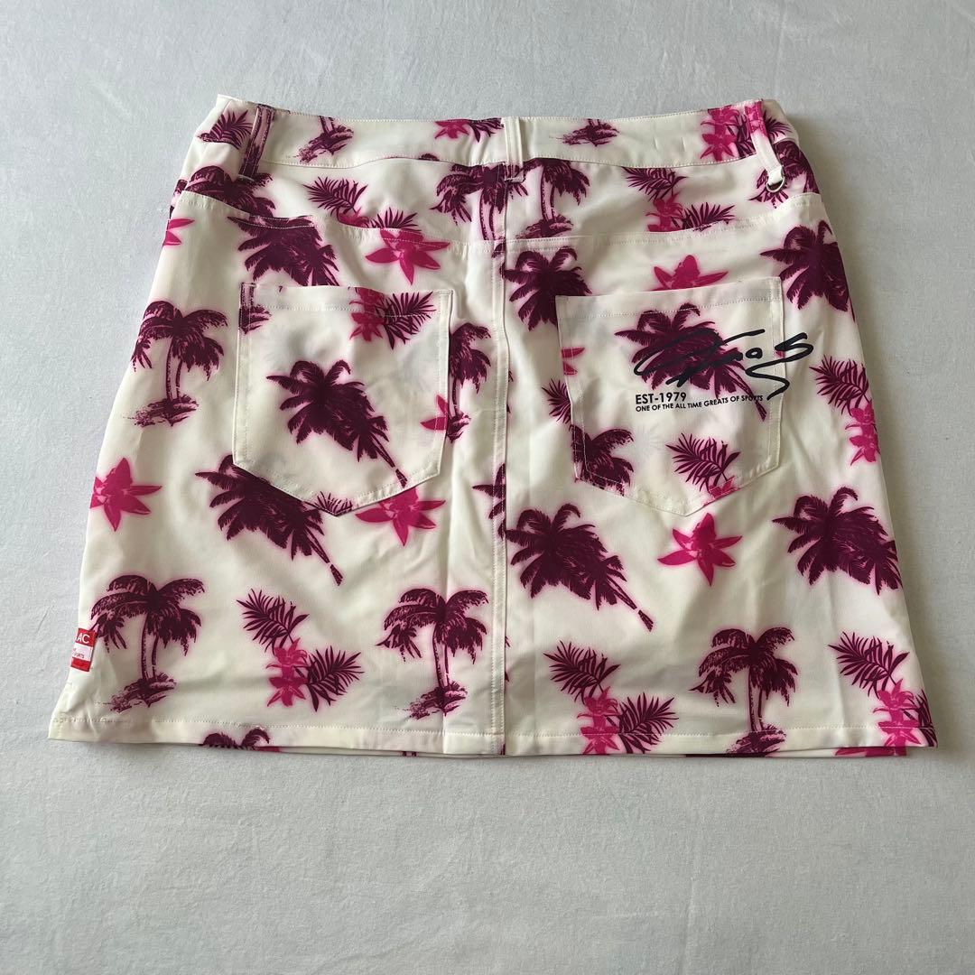 T-MAC ストレッチスカート B47W L-70 ホワイト/ピンク