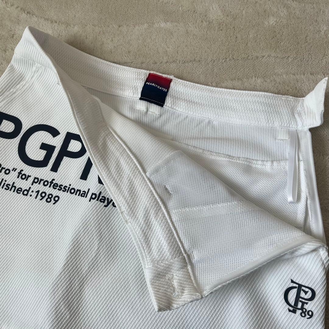 新品★46,200円 パーリーゲイツ 上下２枚セット モックネック＆スカート白S