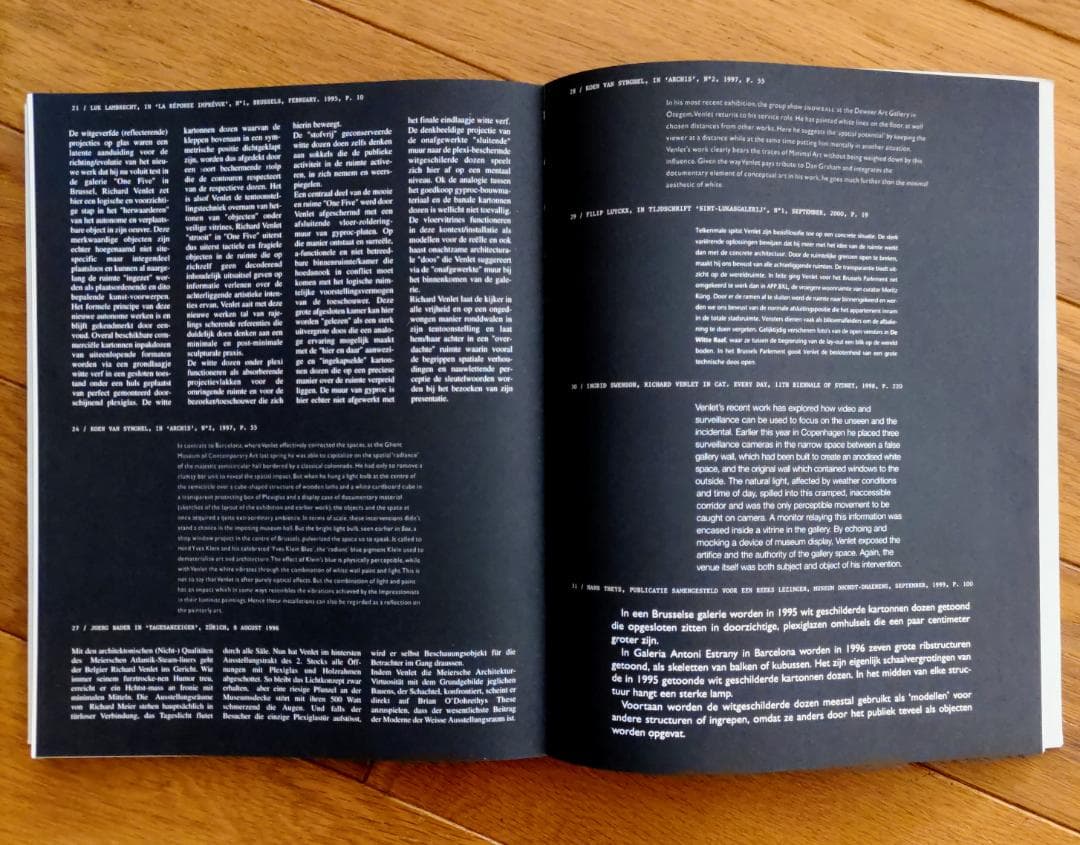 Richard Venlet 作品集 『00』　（洋書）現代美術