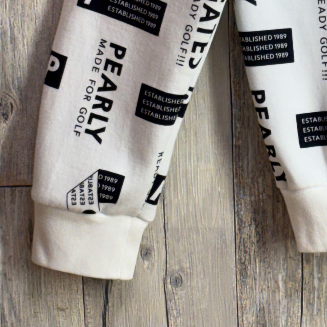 パーリーゲイツ　PEARLY GATES パーカー　ジップアップ　ロゴプリント