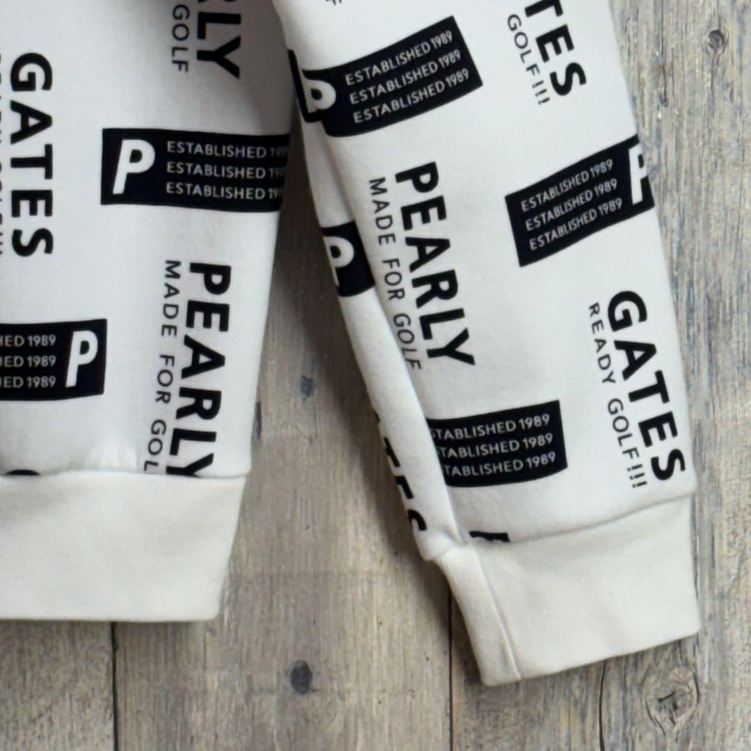 パーリーゲイツ　PEARLY GATES パーカー　ジップアップ　ロゴプリント