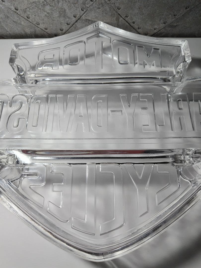 Harley-Davidson ガラス皿 シールド型