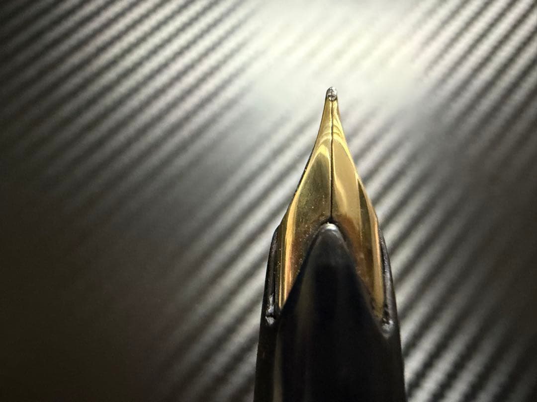 美品 モンブラン No.22 ブラック F 細字 万年筆