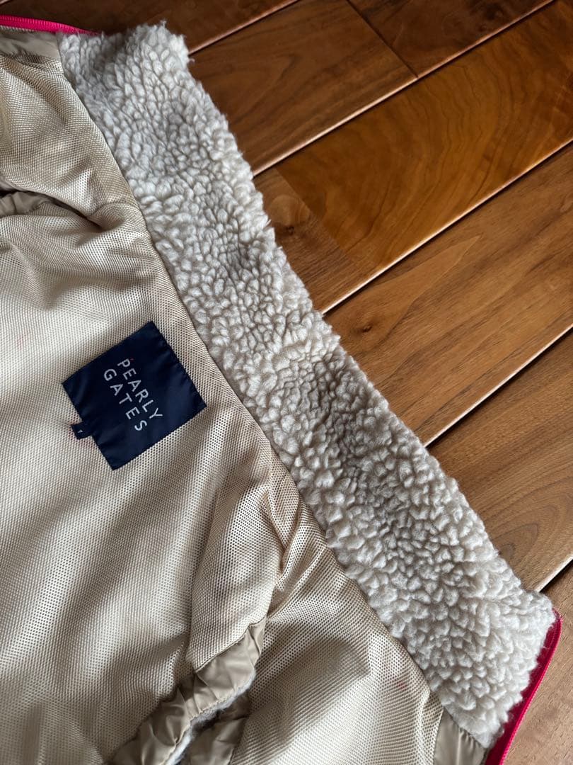 美品　パーリーゲイツ ベスト　モコモコ　サイズ1